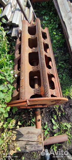 Барабан молотилки с валом