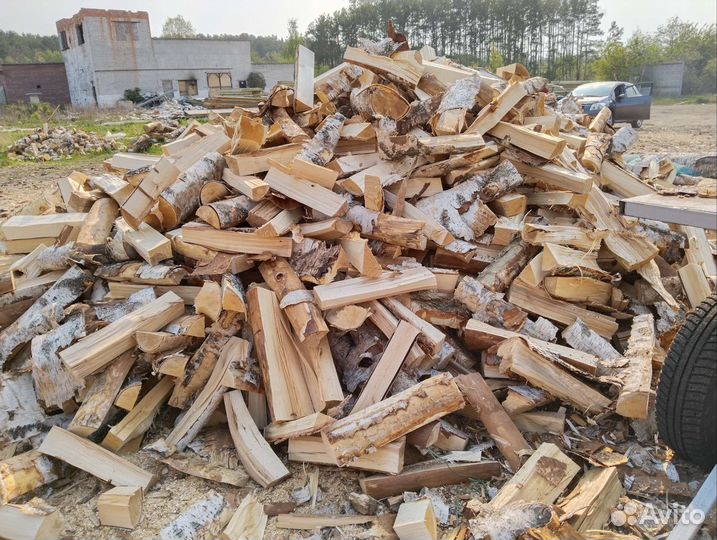 Дрова березовые колотые Горный Щит