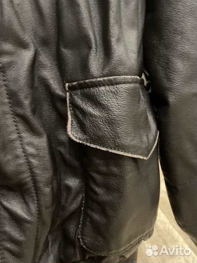 Кожаная куртка air force 2