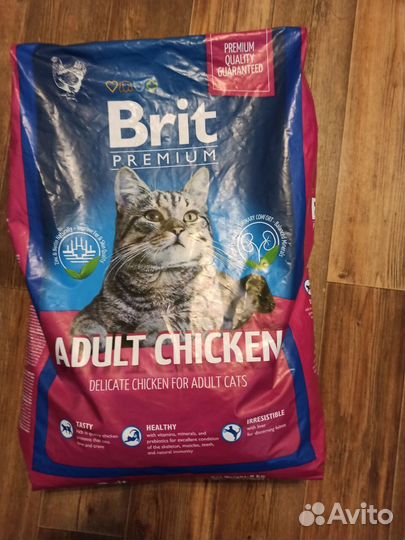 Сухой корм для кошек Brit Adult Chicken 8 кг