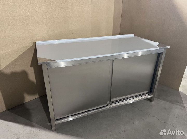 Стол-тумба из нержавейки