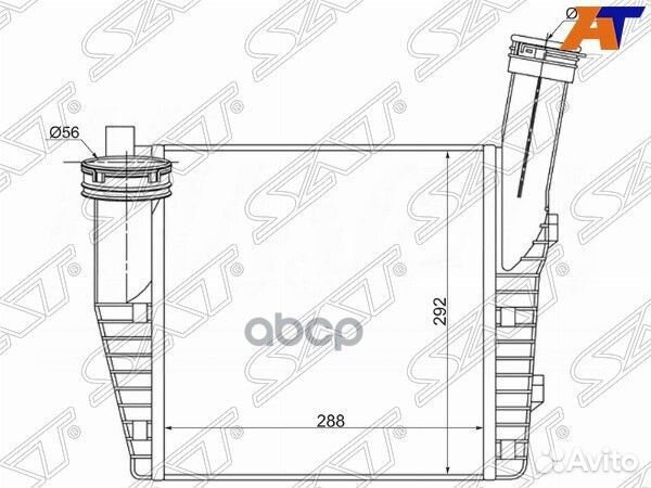 Интеркулер audi Q7 06/porsche cayenne