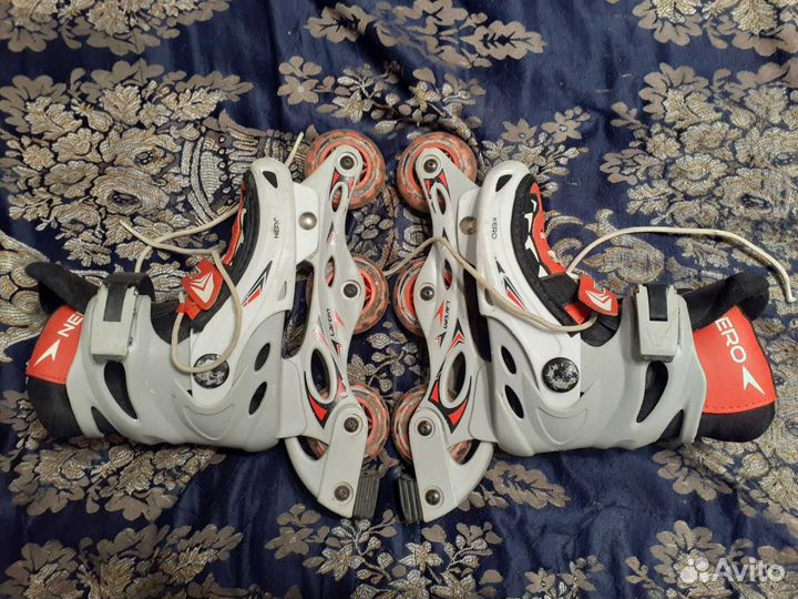 Роликовые коньки раздвижные детские, 30-33 размер