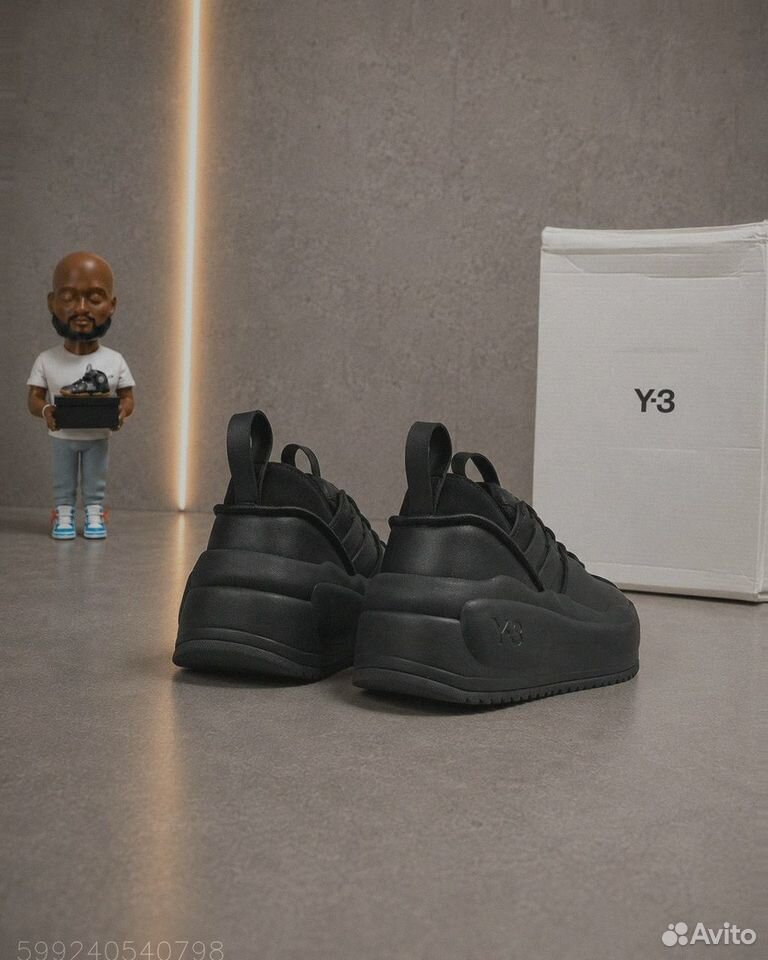 Кроссовки Adidas Y3 кожа, Сибай