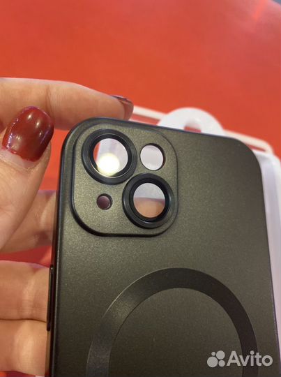 Чехол на iPhone 15 новый с защитой для камеры