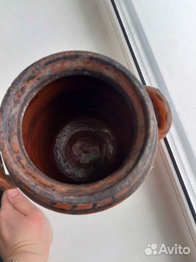 Горшок глиняный СССР