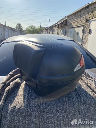 Кофр со спинкой для мототехники