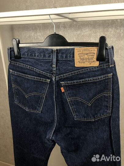 Джинсы из хлопка Levis 615 orange tab vintage