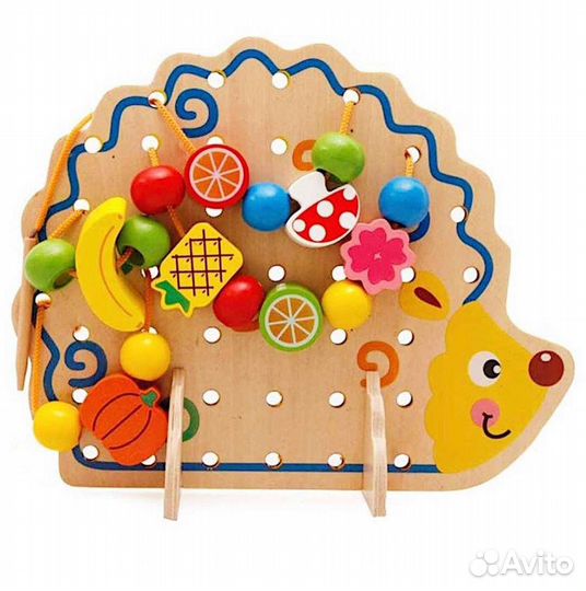 Новые развивающие игрушки Шнуровка