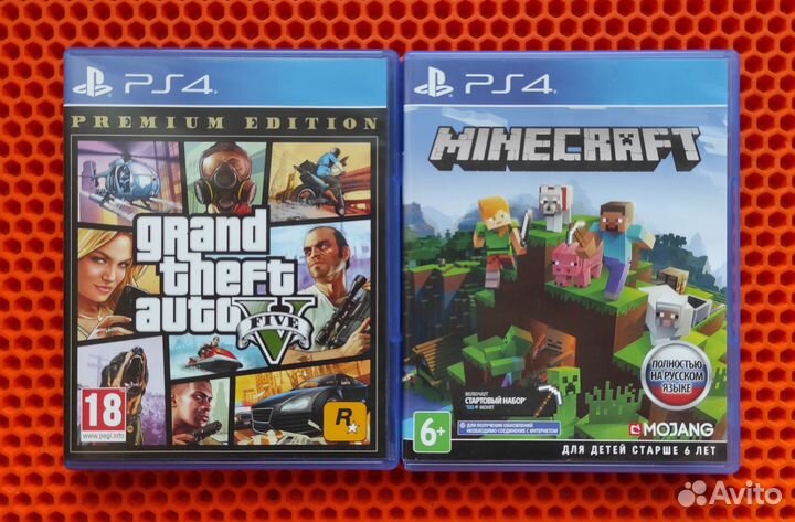 GTA5 и Minecraft для PS4+обмен