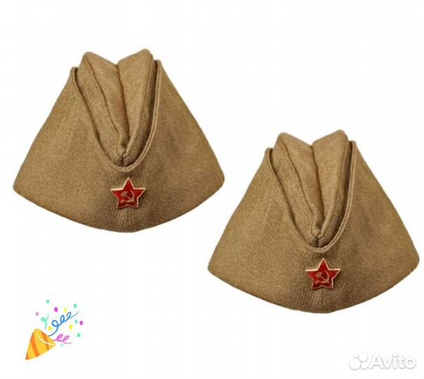Пилотка СССР солдатская со звездой