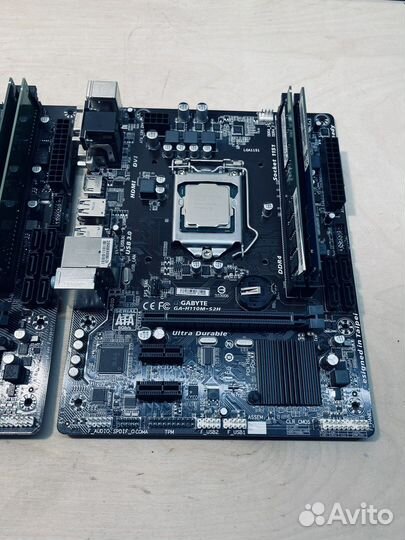 Материнская плата + i5 7400 + оперативная память