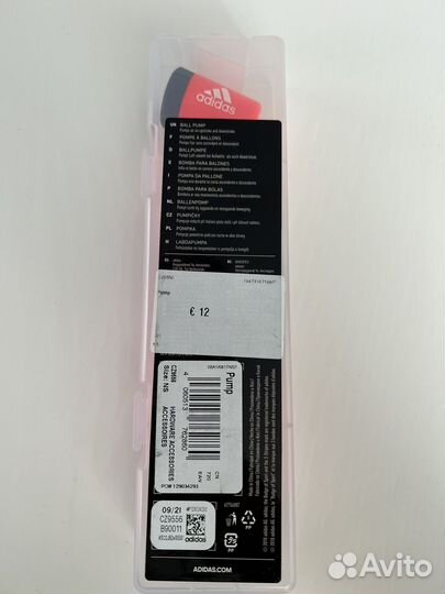 Насос для мяча Adidas новый