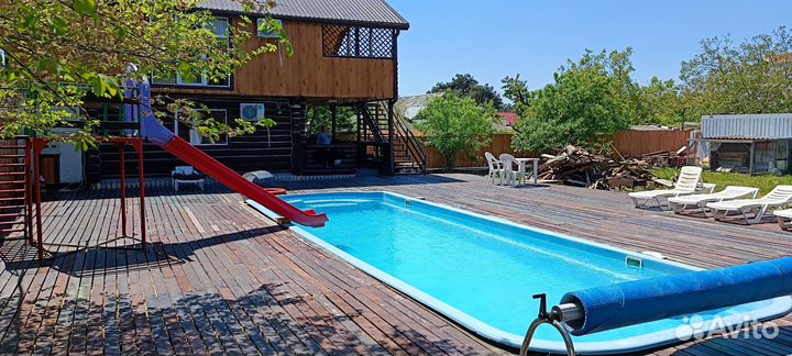 Русская баня на дровах. Бассейн с подогревом
