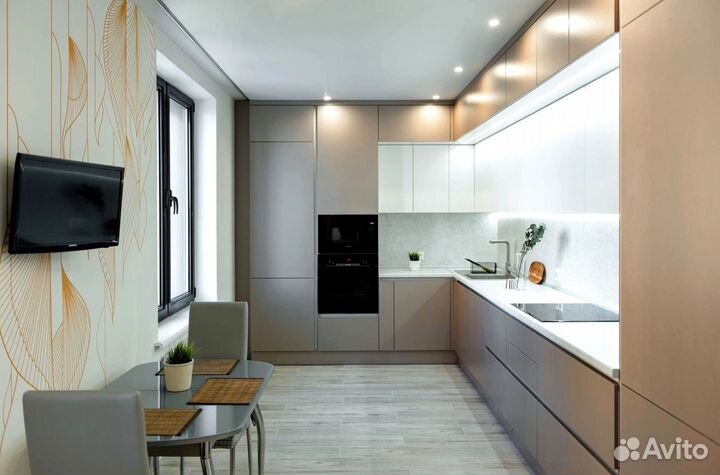 Современная кухня на заказ мдф фасады