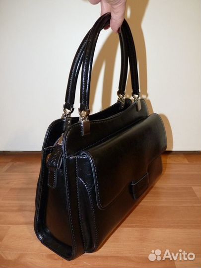 Новая Сумка из натуральной кожи Tosoco черная