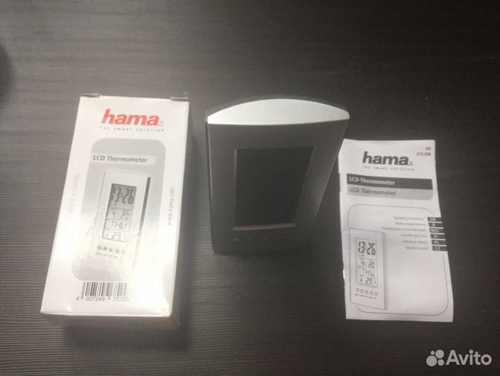 Термометр-часы-календарь «hama” Германия новый