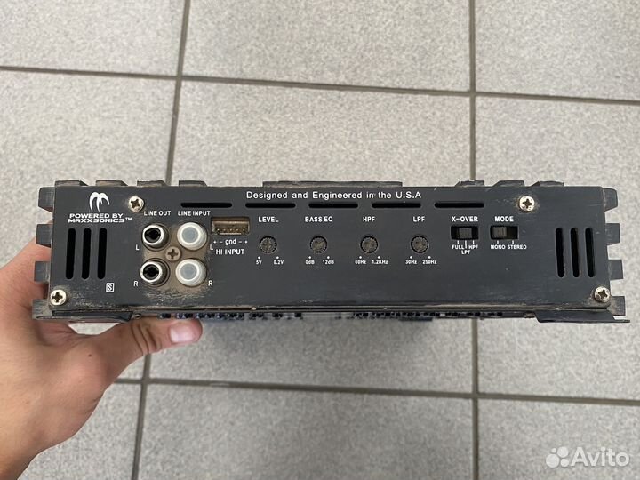 Усилитель 4х канальный crunch 1100w