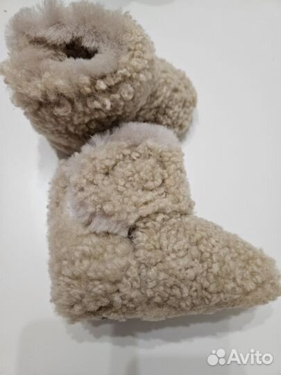 Валеночки детские, натуральная овчина, 12 см