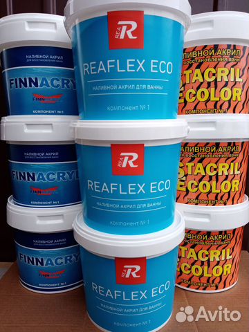 Реставрация эмали ванн.Продажа жидкого акрила