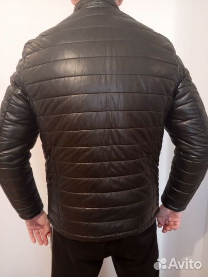 Кожаная куртка мужская