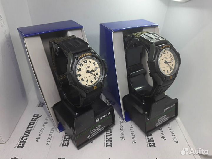 Casio Forester FT-500WC-3B зелен часы Оригинал