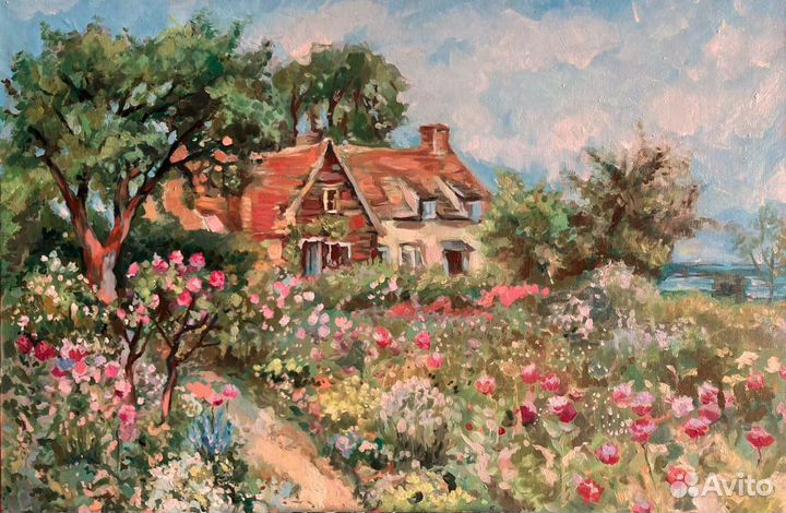 Картина маслом пейзаж