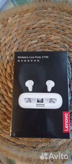 Беспроводные наушники lenovo xt95