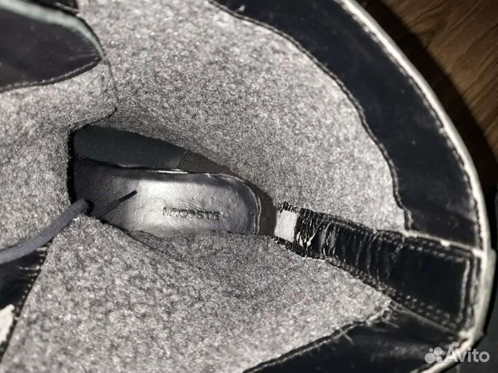 Кожаные ботинки Lacoste, 40р
