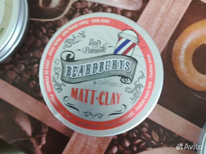 Паста, глина, помада для укладки волос beardburys