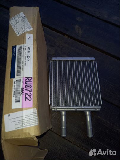 Радиатор печки на hyundai accent HCC (hапоп)
