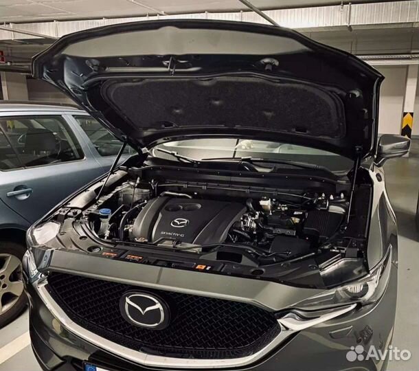 Газовые упоры для капота mazda cx-5 kf(2017-2022)