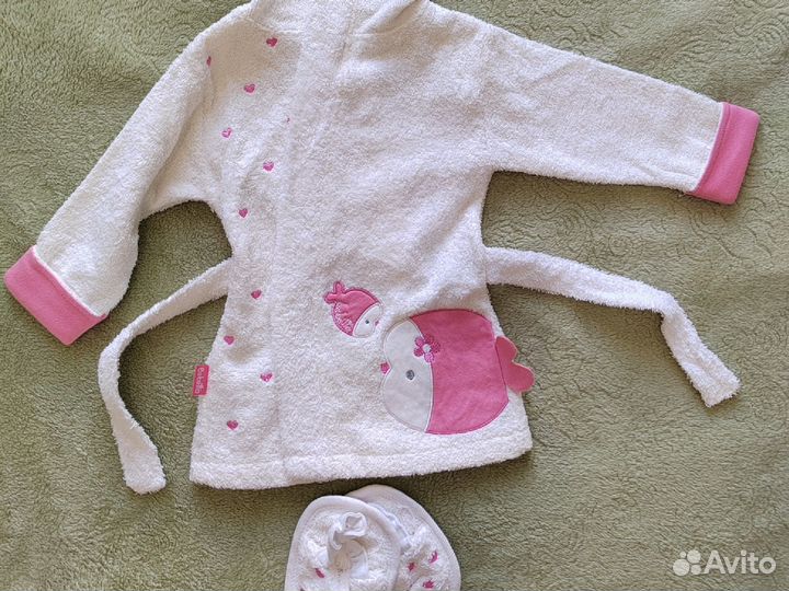 Банный комплект для девочки 74-86