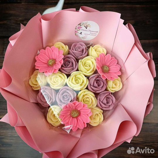 Шоколадный букет, букет из шоколадных роз