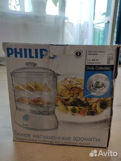 Пароварка philips hd 9110/70, блендер Redmond