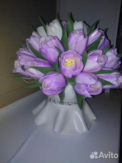 Светильник букет тюльпанов