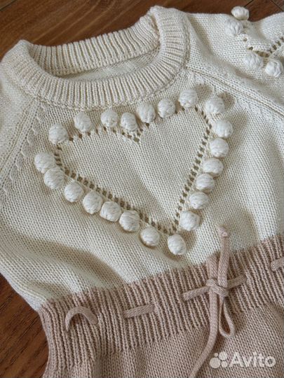 Трикатажный боди (комбенизон) для девочки 68-74