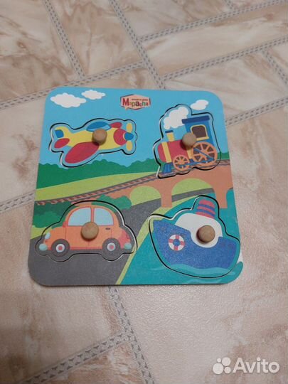 Пазлы вкладыши книги