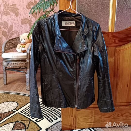 Куртка кожаная