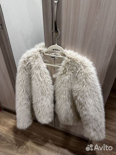 Шуба reserved укороченная из экомеха