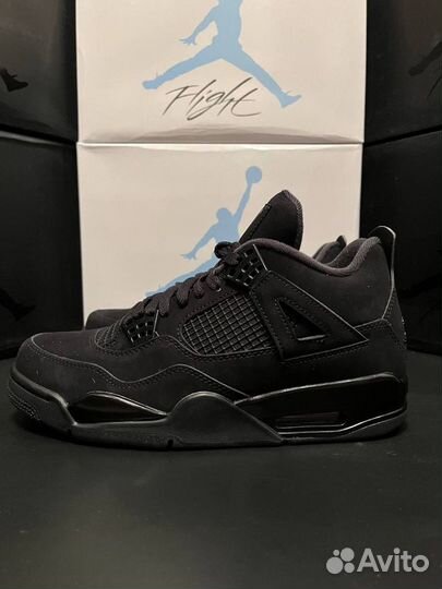 Nike air jordan 4 retro black оригинал