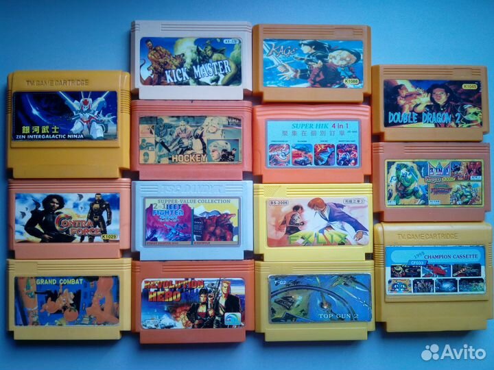 Картриджи для Денди из 90-х