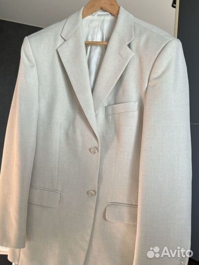 Пиджак оверсайз молочный