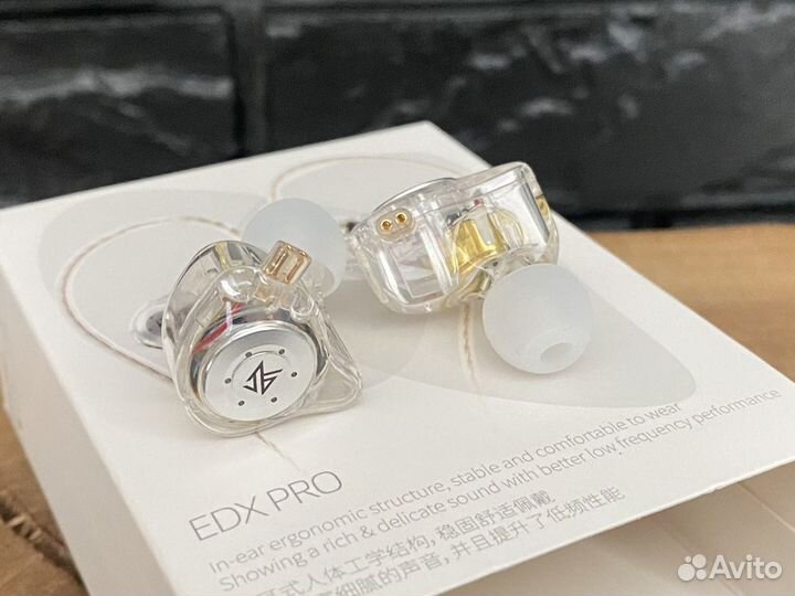 Наушники kz edx pro + амбушюры