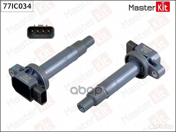 Катушка зажигания masterkit toyota auris, corol