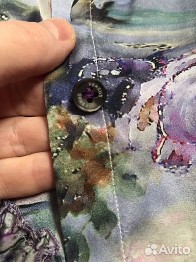 Versace рубашка блузка оригинал шелк