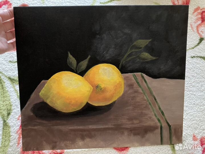 Картина акриловыми красками на холсте