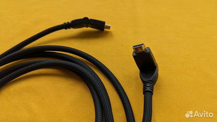 Кабель hdmi поворотный угловой 3 метра