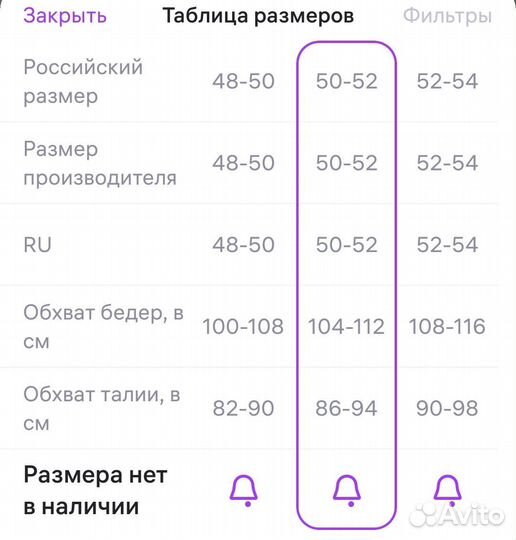 Набор трусов 7шт (50-52)