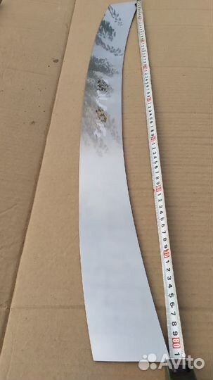 Накладка на задний бампер solaris 2020